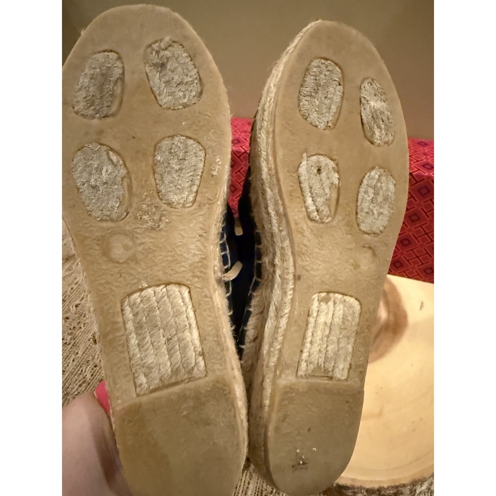 Tory Burch Women's Blanton Boat Shoes Navy Size 7 Nautical Coastal Chic - Picture 11 of 11